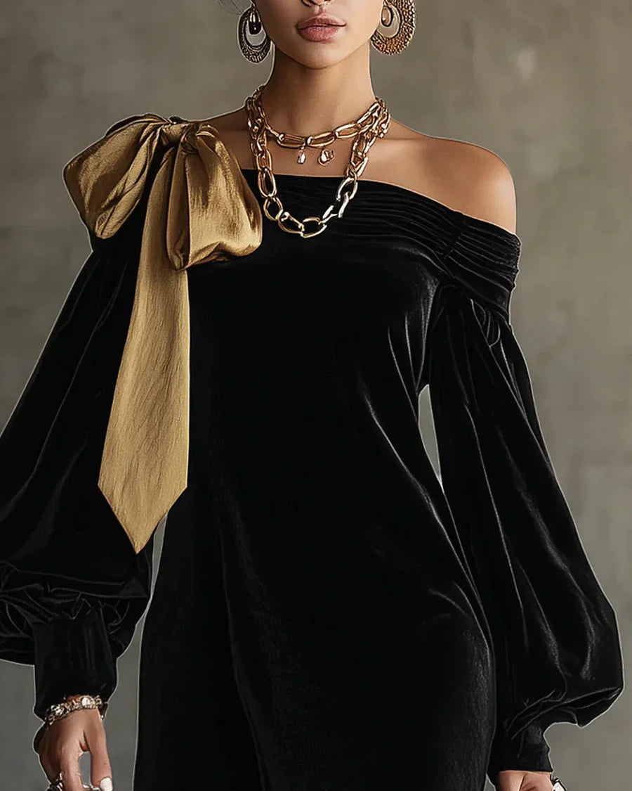 Black Hoodie and Wide-Leg Pants Set
