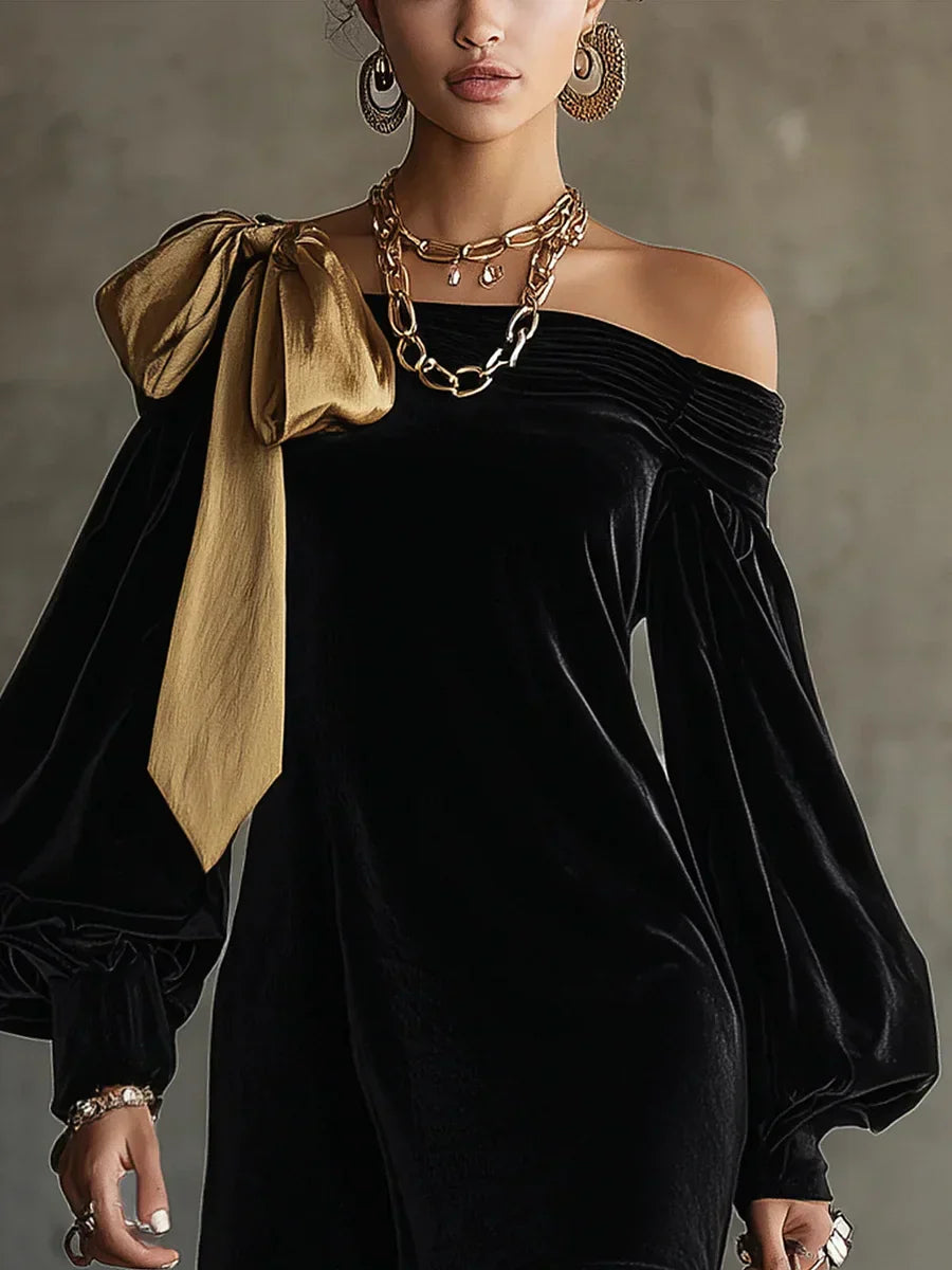 Black Hoodie and Wide-Leg Pants Set