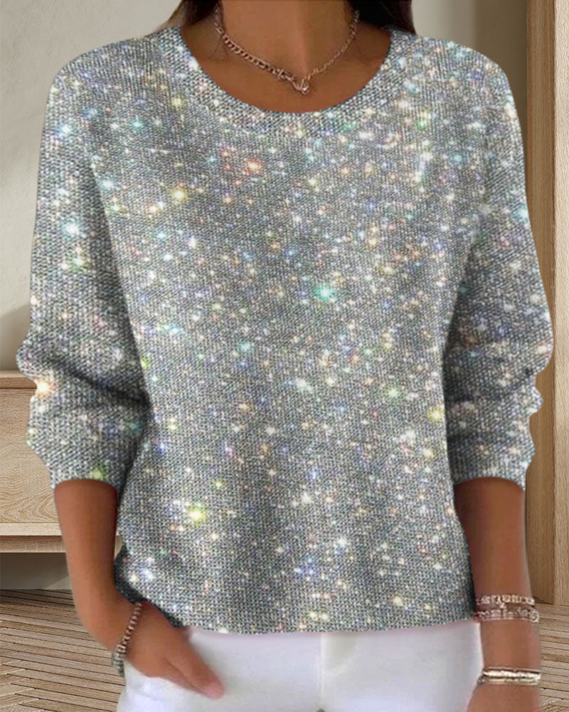 Elle | Women's Sweatshirt, Casual & Modern with Round Neck
