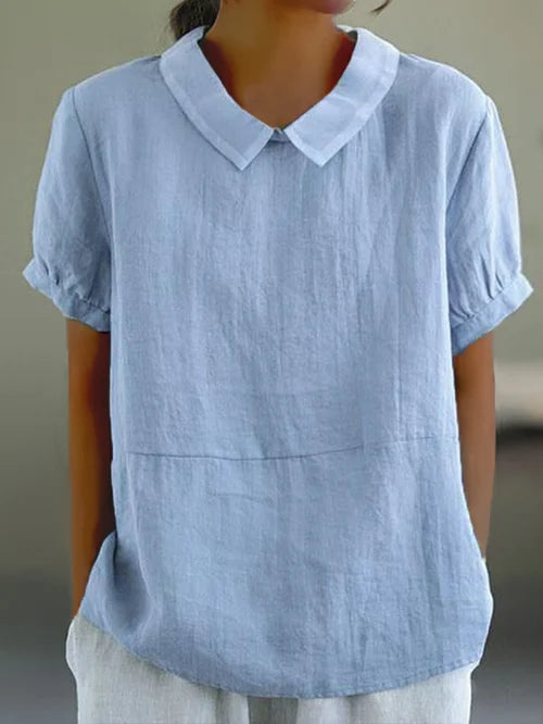 Women’s Casual Blouse with Classic Collar