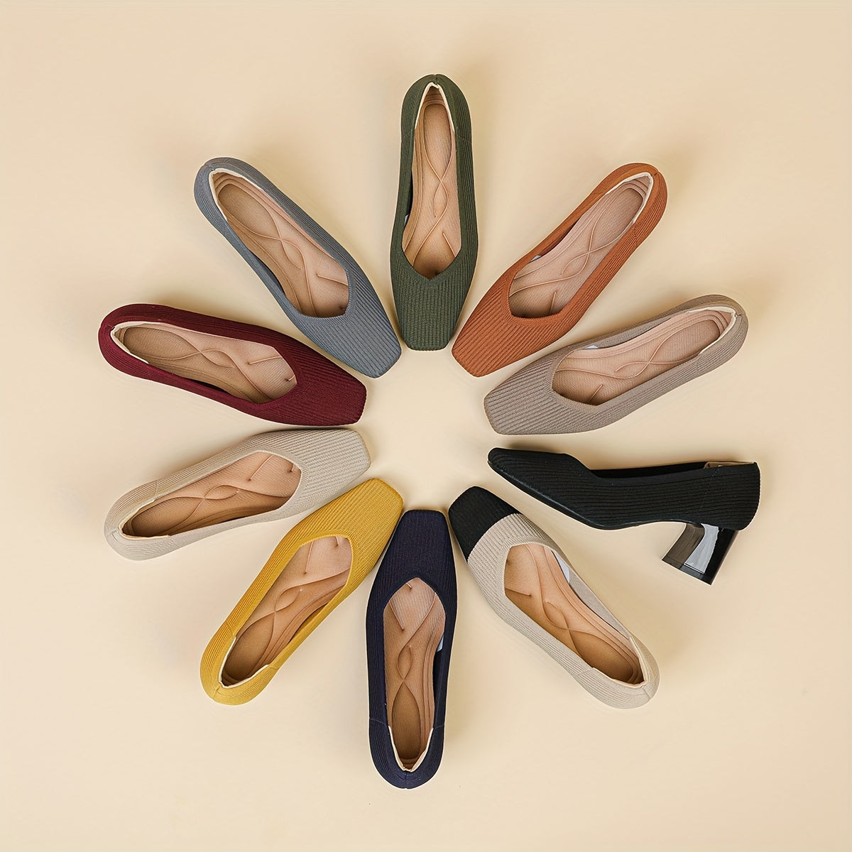 Lindzy | Robust Pumps with Heels for High Comfort