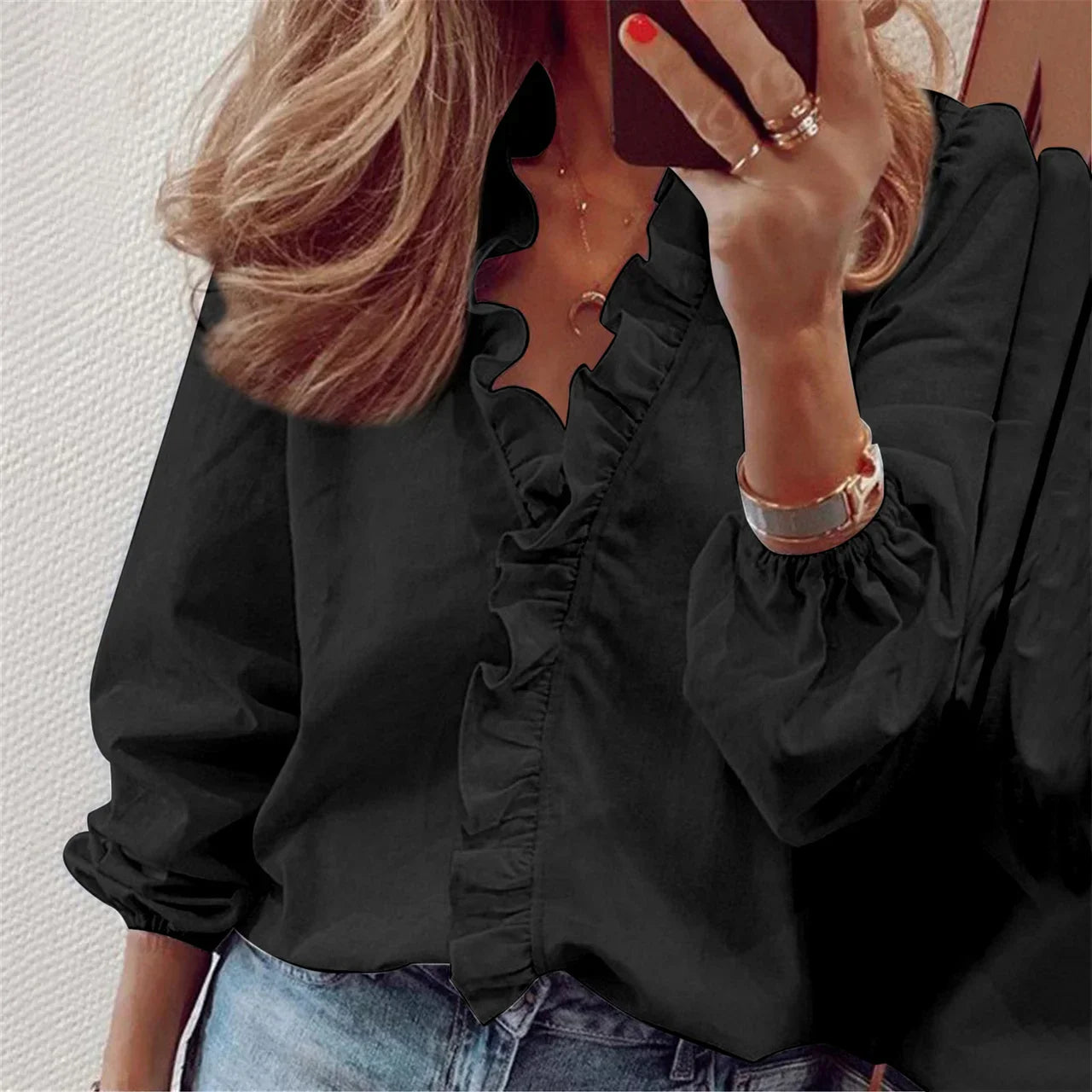 April | Timeless Long Sleeve Shirt for Everyday