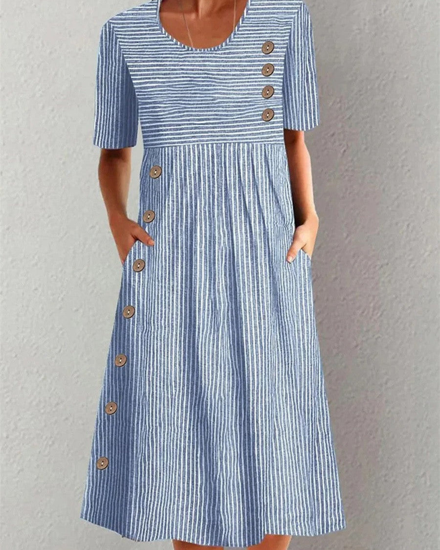 Avani | Stylish Midi Dress Made of Soft Cotton