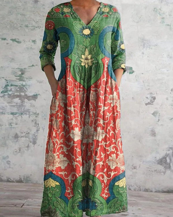 Nadris | Floral Maxi Dress