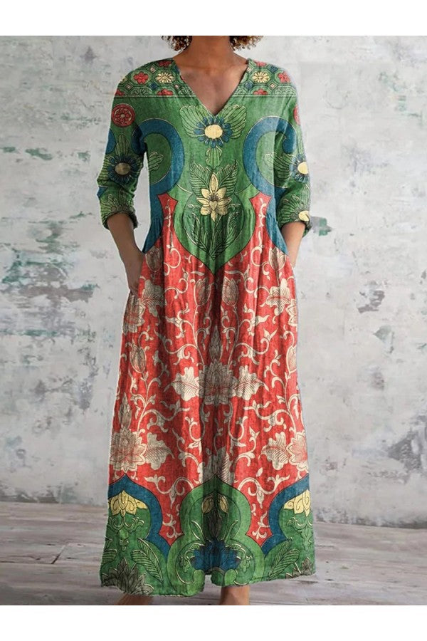 Nadris | Floral Maxi Dress