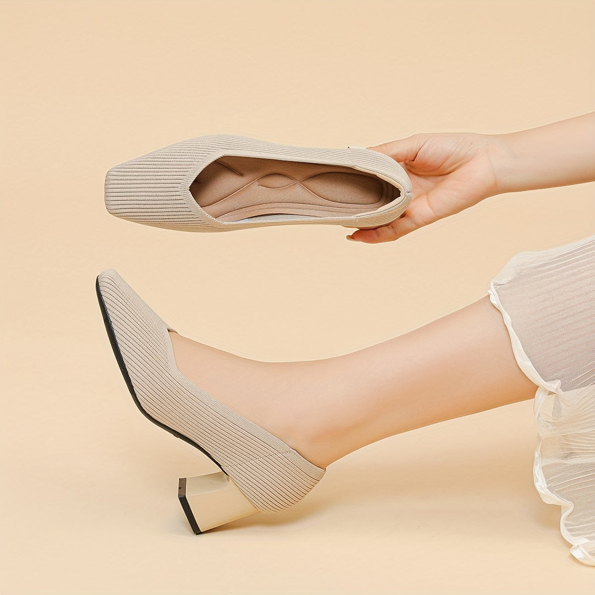 Lindzy | Robust Pumps with Heels for High Comfort