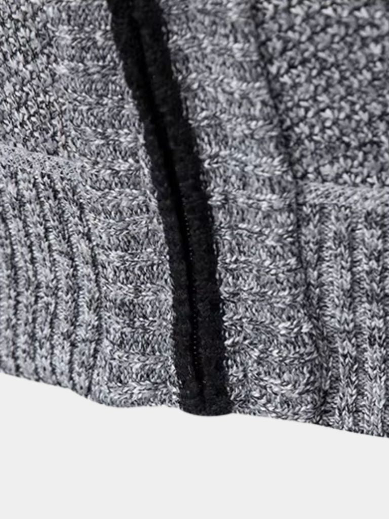Men's Sweaters | Zip-Up Sweater Vest with Collar