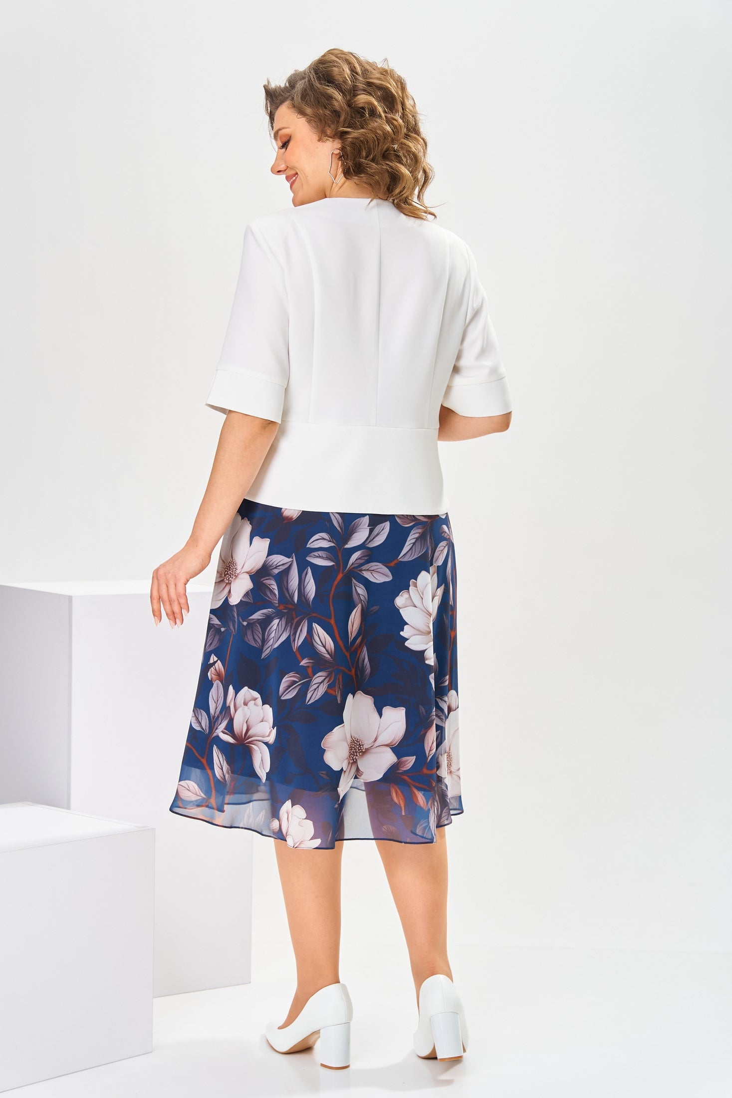 Marjorie | High-Quality Dress with Cotton-Silk Blend