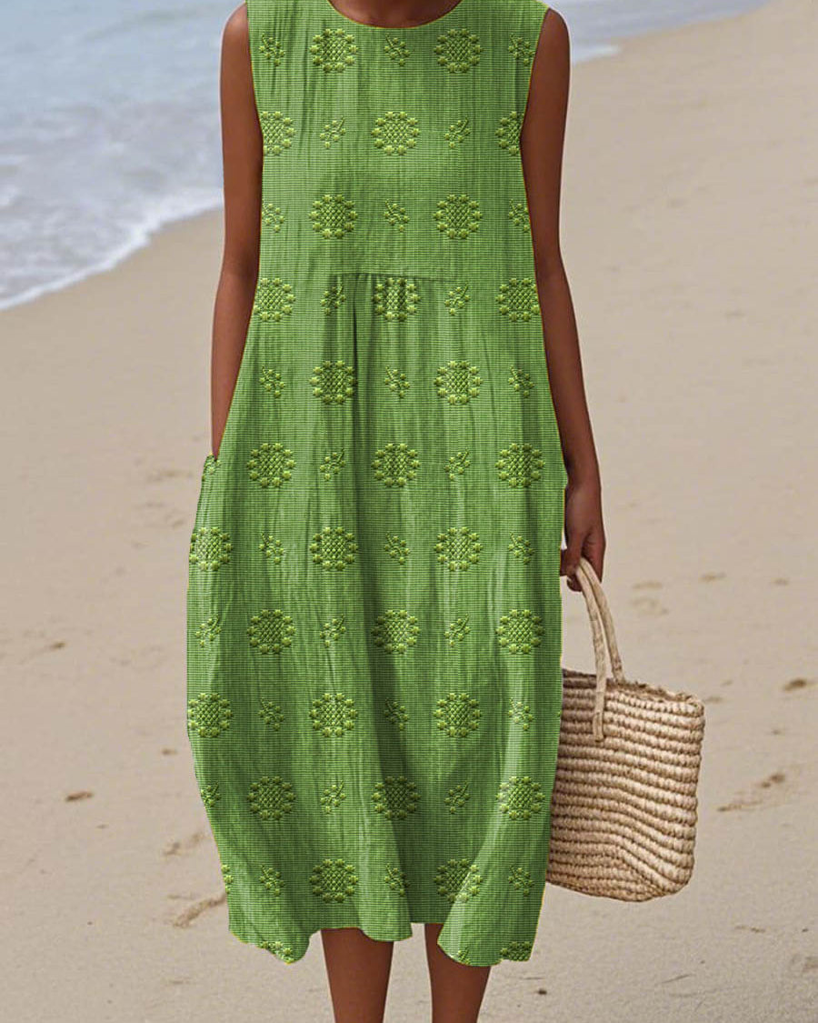 Zaylee | Fashionable Vintage Dress with Floral Details