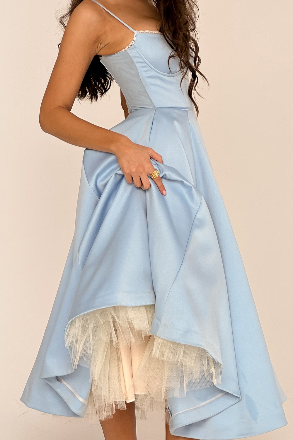 Addison | Casual Double-Layer Midi Dress for Everyday
