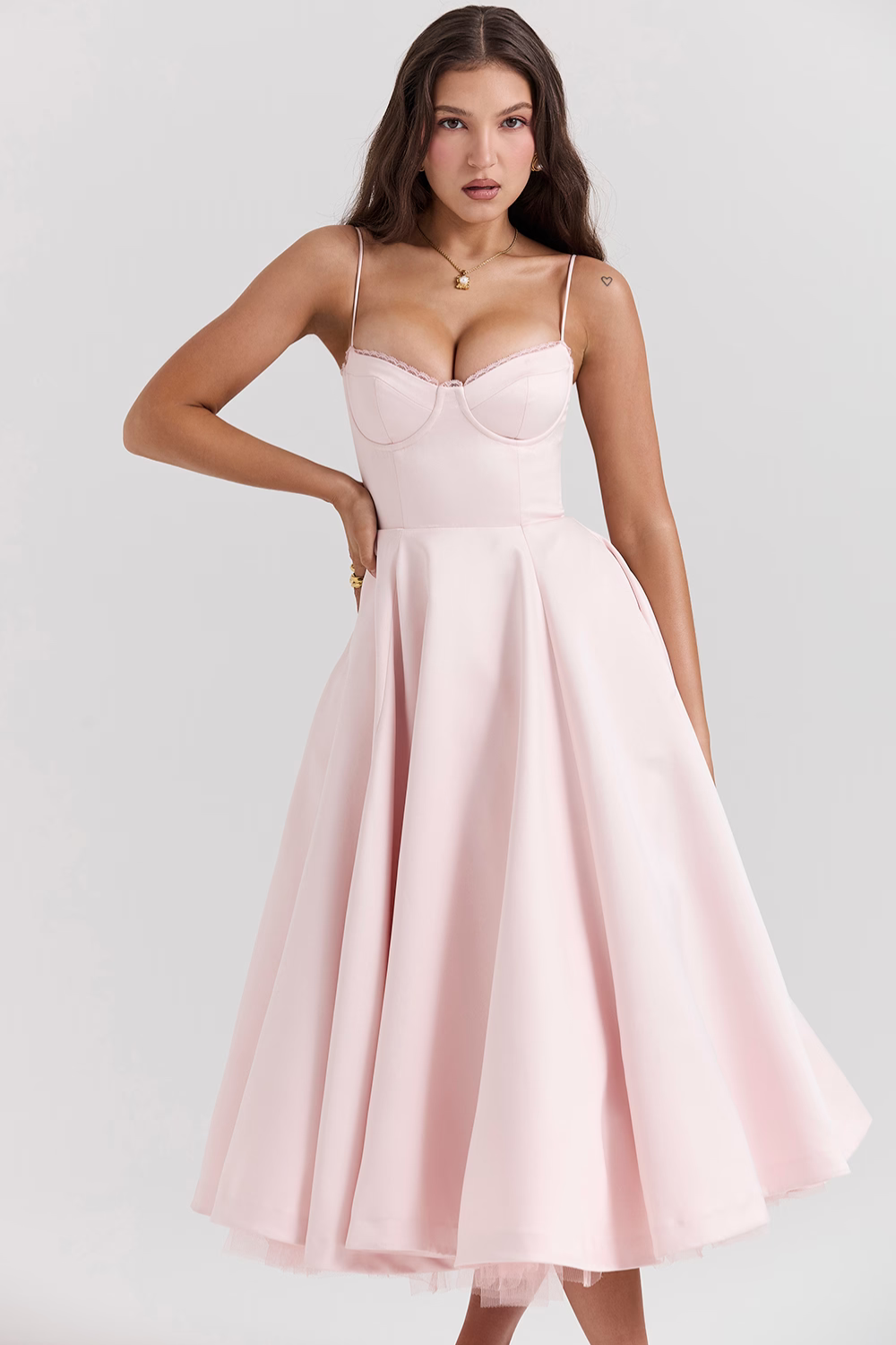 Addison | Casual Double-Layer Midi Dress for Everyday