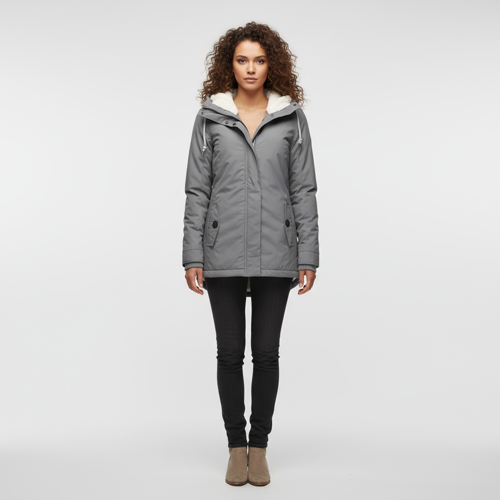 Women's Jacket | Waterproof Jacket with Hood and Fleece Lining