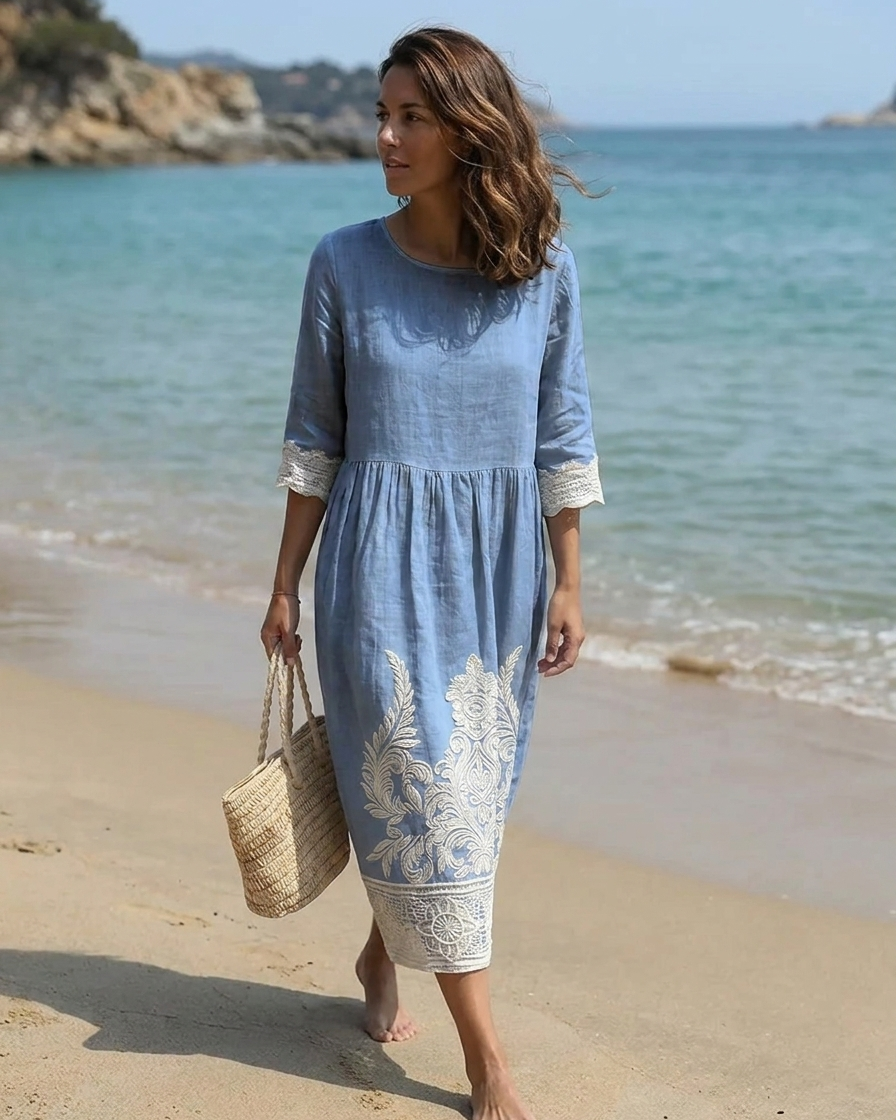 Amber | Elegant Floral Dress