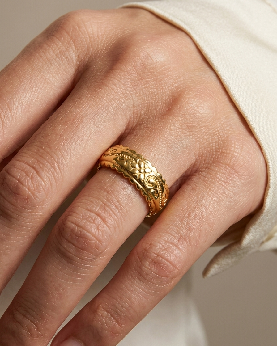 Marielle™ | Antique Flower Ring