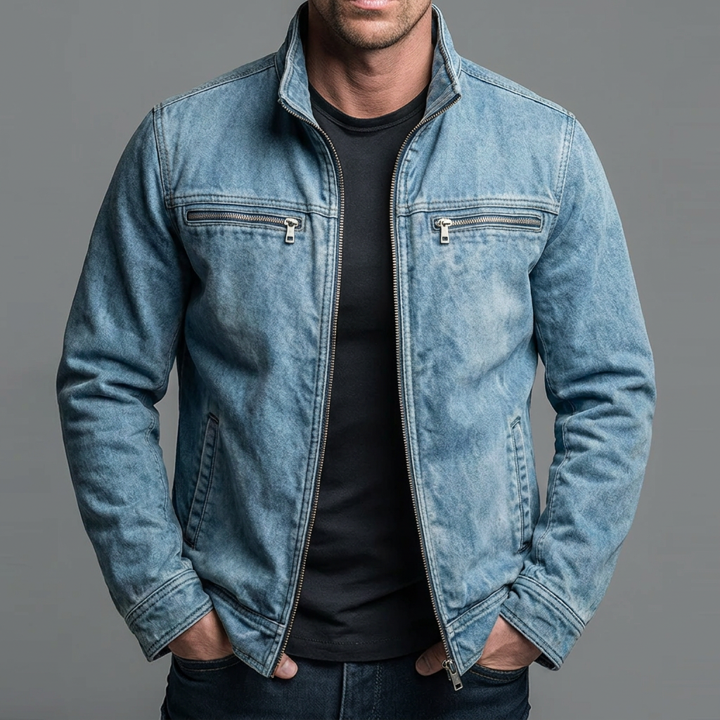 Cazel | Vintage Cotton Jacket with Zipper Closure