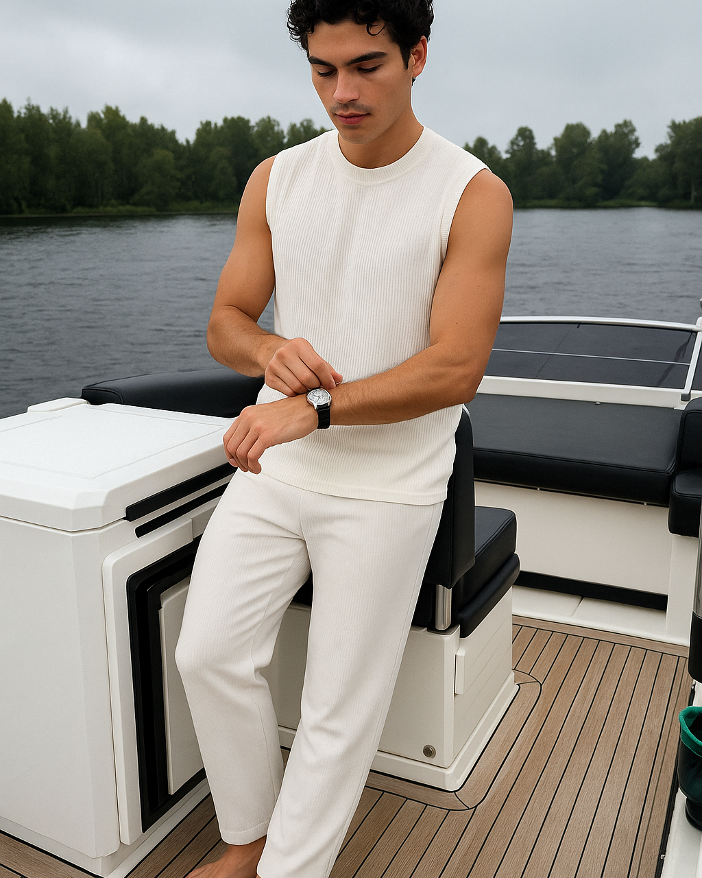 Men’s Sleeveless Summer Set – Lightweight & Breathable