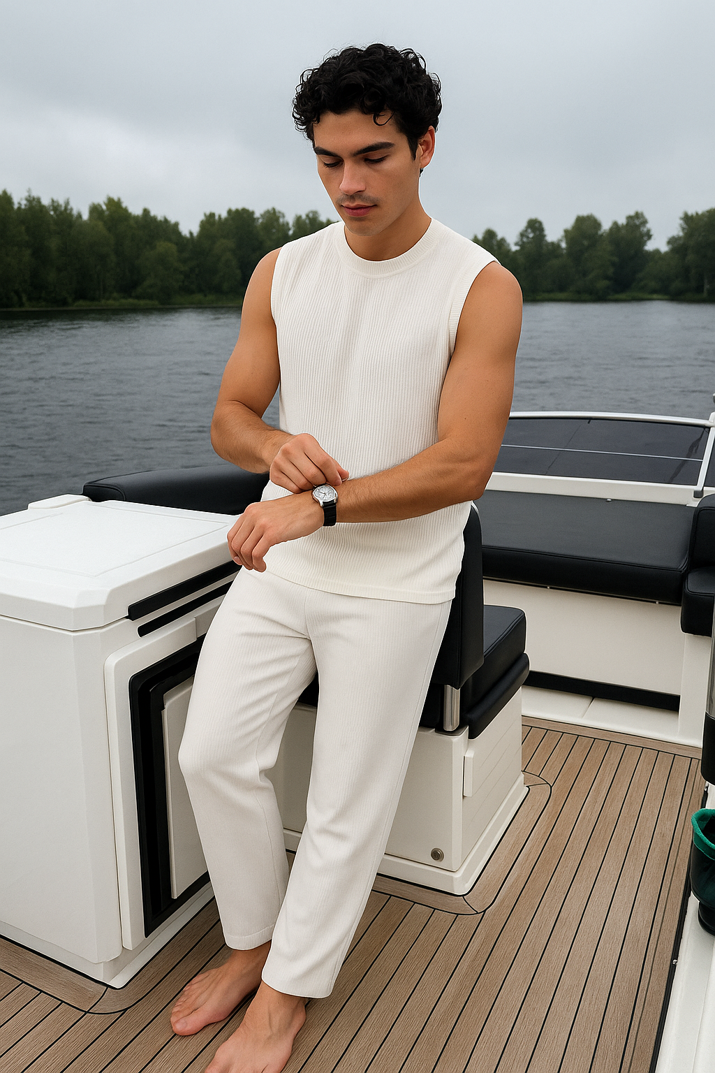 Men’s Sleeveless Summer Set – Lightweight & Breathable