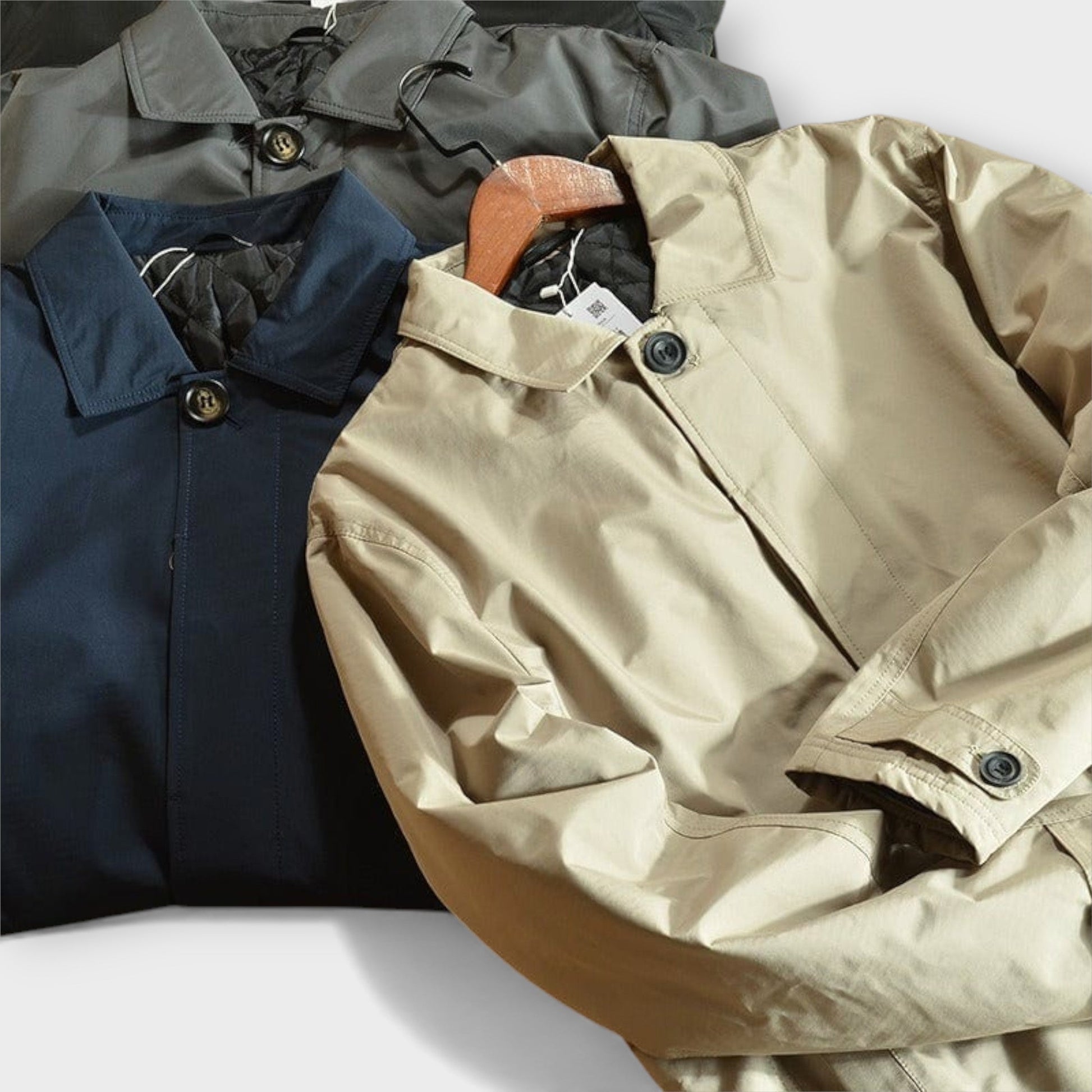 Men's Jacket | Button-Up Jacket with Collar