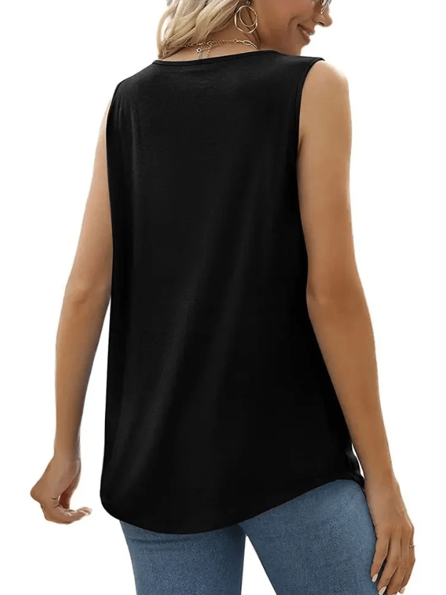 Ann | Pleated Top with Square Neckline