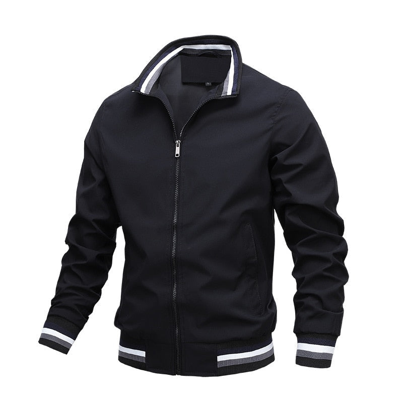 George | Men's Zip Up Casual Classic Bomber Jacket