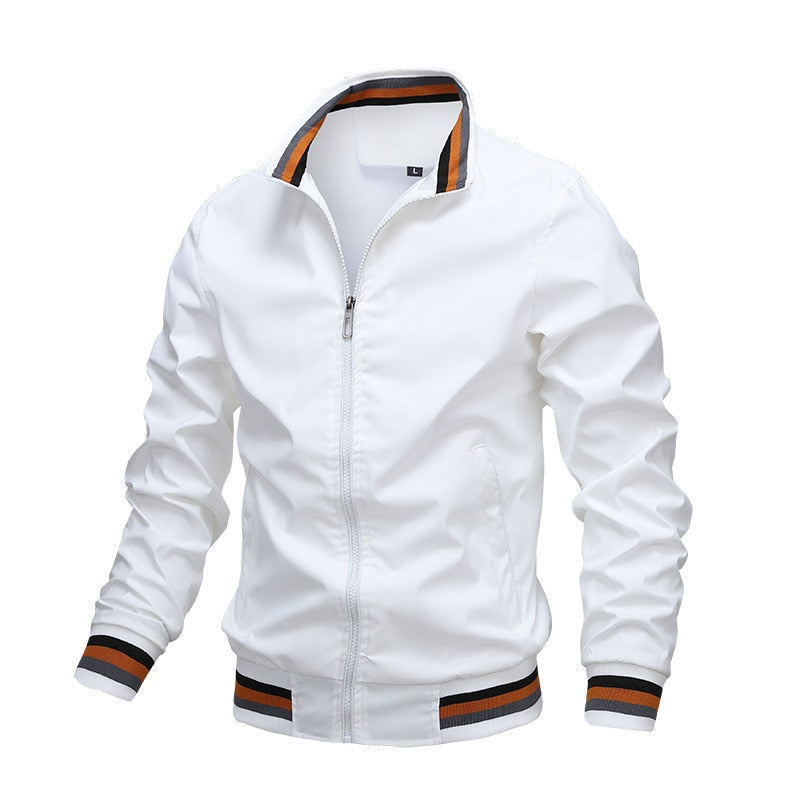 George | Men's Zip Up Casual Classic Bomber Jacket