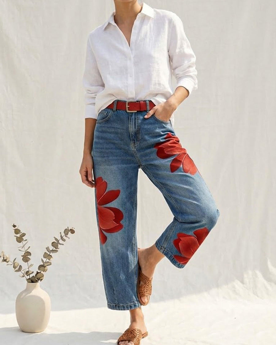 Beatrix | Elegant Loose Fit Jeans