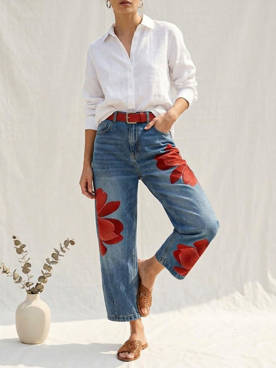Beatrix | Elegant Loose Fit Jeans