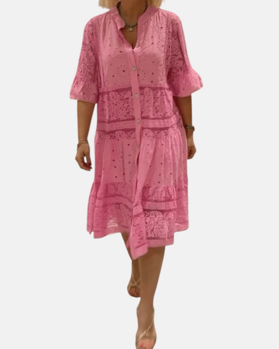 Cherylann™ | Floral Midi Dress