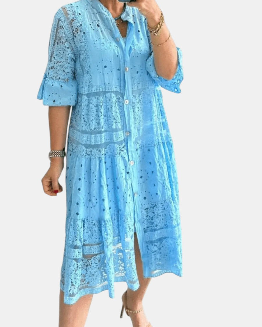 Cherylann™ | Floral Midi Dress