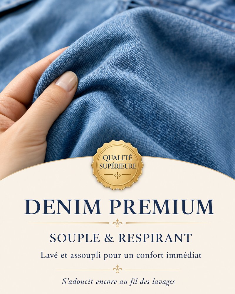 Denim Capri Jumpsuit