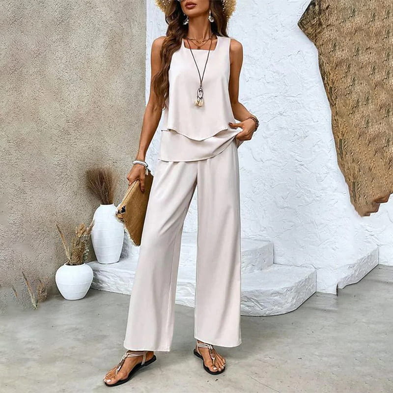 Ratchel | Stylish Women's Set with Printed Top and Matching Pants