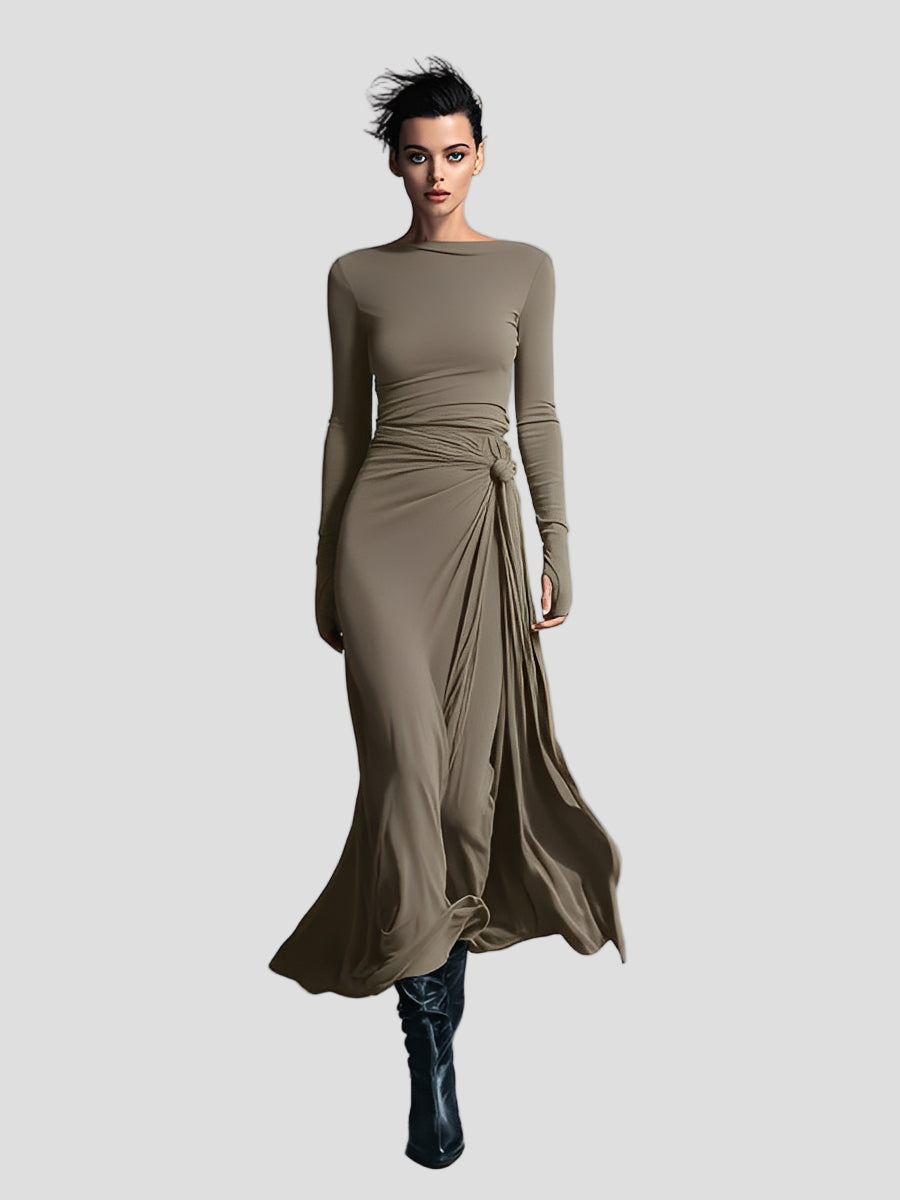 Anna | Elegant Dress Made of Stretch Fabric with a Shaping Effect