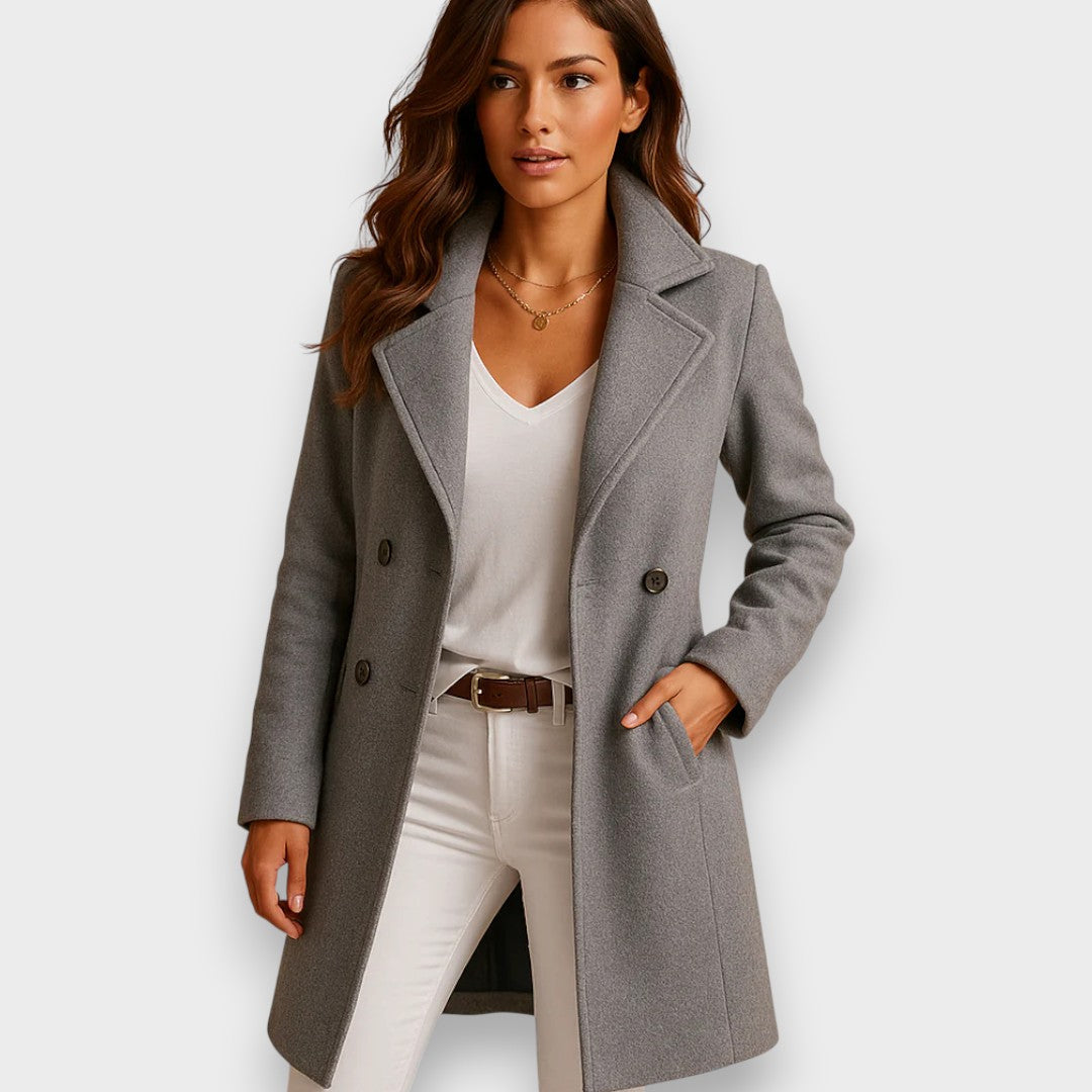 Women's coat | with buttons and pockets