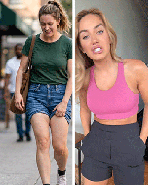 Phaedora - High-waisted shorts for women with deep pockets