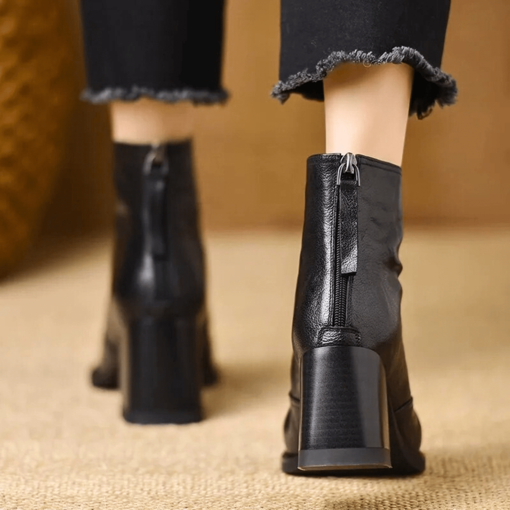 Megan | Elegant Mid-Heel Boots