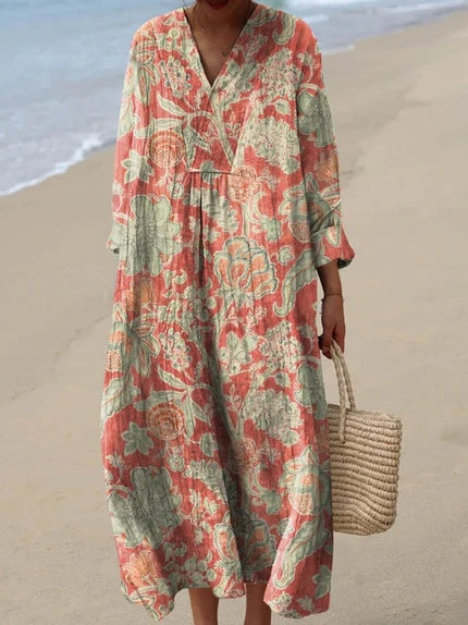 Elina | Vintage Floral Dress